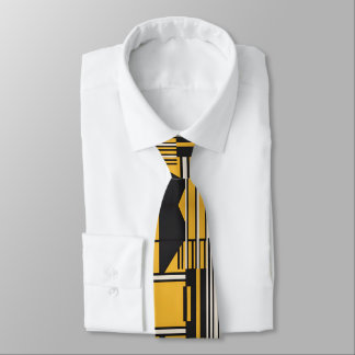 Schwarz und Gold Krawatte