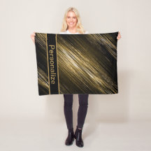 Schwarz und Gold, personalisieren