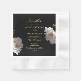 Schwarz und Gold | Serviette