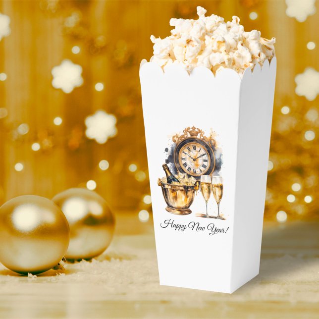 Schwarz und Gold - Silvester Geschenkschachtel (Von Creator hochgeladen)