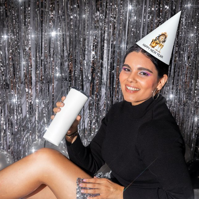 Schwarz und Gold - Silvester Partyhütchen (Von Creator hochgeladen)