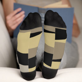 Schwarz und Gold Socken