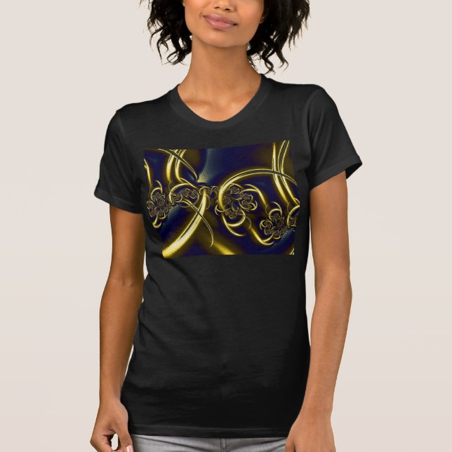 Schwarz und Gold T-Shirt (Vorderseite)