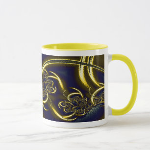 Schwarz und Gold Tasse