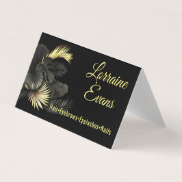 Schwarz und Gold. Visitenkarten