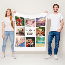 Schwarz und Gold Welten Beste Mama 8 FotoCollage