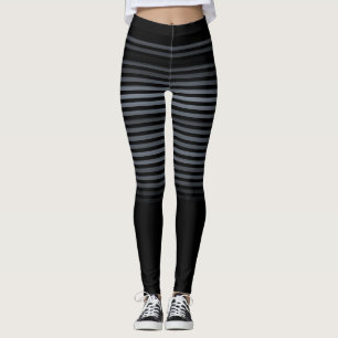 Schwarz und Grau oder benutzerdefinierte Farbe ges Leggings
