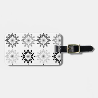 Schwarz und Grau sonnt Gepäckanhänger