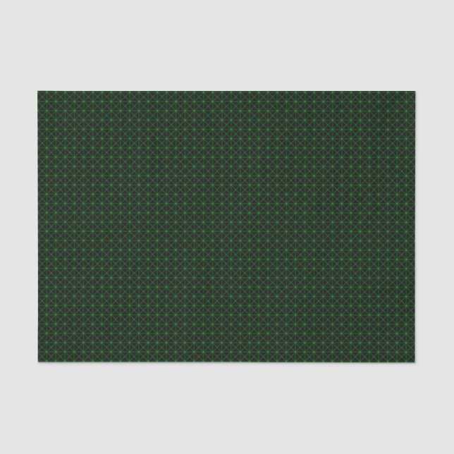 Schwarz und Grün Seidenpapier (Vorderseite)