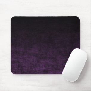 Schwarz und Lila Grunge Ombre Textur Mousepad