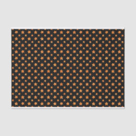 SCHWARZ- UND ORANGE-GLITZER SEHEN HALLOWEH AUS SEIDENPAPIER