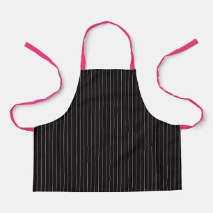 schwarz und rosa gestreift schürze