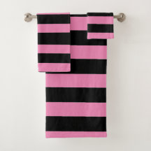 Schwarz und rosa Streifen