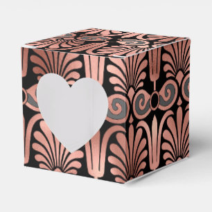 Schwarz und Roségold Geschenkschachtel