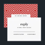 Schwarz und Rot Moderne Bar Mitzvah Postcard UAWG Einladung<br><div class="desc">Diese trendige Einsteckkarte zeichnet sich durch eine fette Schrift auf der Vorderseite und ein modernes Muster auf der Rückseite aus. Fügen Sie den Text mithilfe des Vorlagenformulars hinzu. Ändern Sie den Schriftart,  das Layout und die Farben mithilfe des erweiterten Editiermenüs.</div>