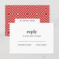 Schwarz und Rot Moderne Bar Mitzvah Postcard UAWG