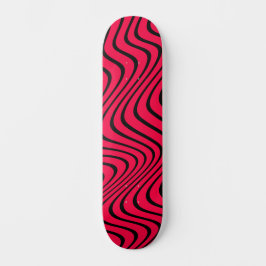 Schwarz und Rot Skateboard