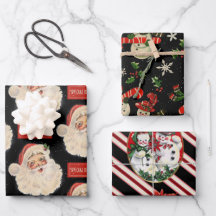 Schwarz und Rot Weihnachten