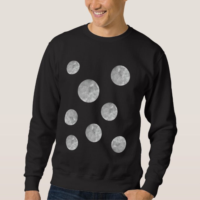 Schwarz und Silber Sweatshirt (Vorderseite)