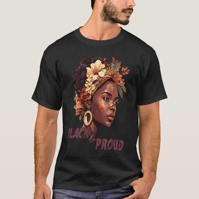Schwarz und stolz  Schwarze Geschichte Monat 365 S T-Shirt (Vorderseite)