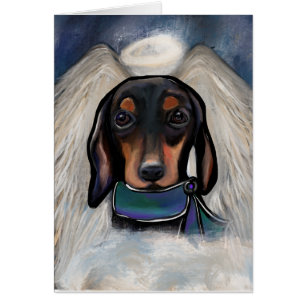 Schwarz und Tan Dachshund