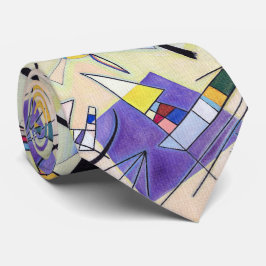 Schwarz und Violet - Kandinsky Krawatte