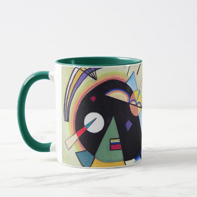 Schwarz und Violet - Kandinsky Tasse (Links)