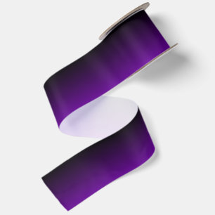 Schwarz und Violet Lila Ombre Satinband