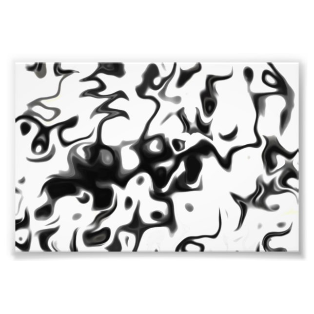 Schwarz und Weiß 33,2 Fotodruck (Vorne)