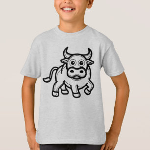SCHWARZ UND WEISS #41 - Ein Bulle ist überrascht T-Shirt