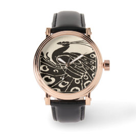 SCHWARZ UND WEISS ARMBANDUHR