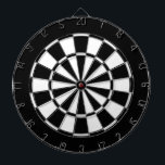 Schwarz und Weiß Dartscheibe<br><div class="desc">Schwarz-Weiß-Dartboard.</div>