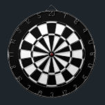Schwarz und Weiß Dartscheibe<br><div class="desc">Schwarz-Weiß-Dartboard.</div>