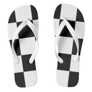 Schwarz und Weiß Flip Flops