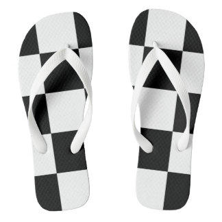 Schwarz und Weiß  Flip Flops