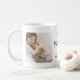 Schwarz und Weiß | Foto Script Erster Muttertag Kaffeetasse (Mit Donut)