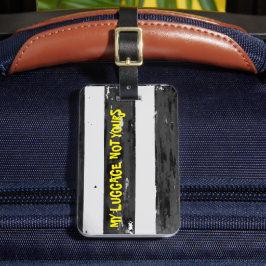 Schwarz und Weiß Gepäckanhänger