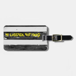 Schwarz und Weiß Gepäckanhänger