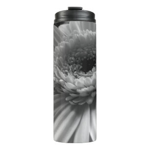 Schwarz und Weiß Gerber Daisy Thermal Tumbler Thermosbecher