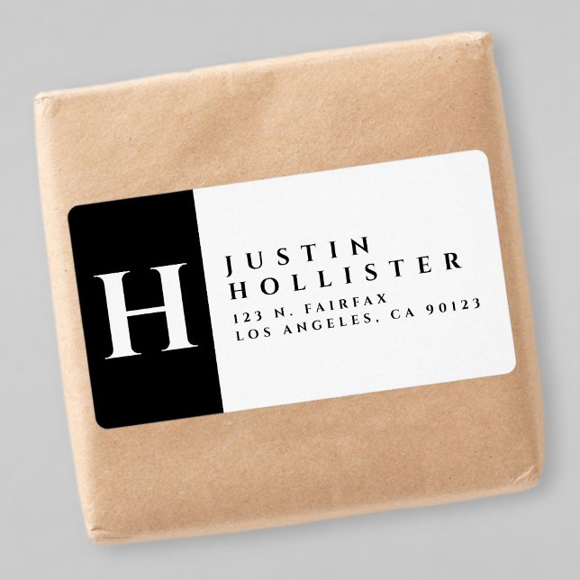 Schwarz und Weiß | Kluge Rücksendeadresse (Von Creator hochgeladen)