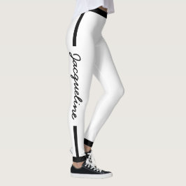 Schwarz und Weiß Leggings