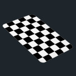 Schwarz und Weiß Magnet<br><div class="desc">Cooles schwarz-weiß kariertes Muster besteht aus Reihen abwechselnd weißer und schwarzer Quadrate. Fühlen Sie sich frei, um das Produkt zu Ihrem eigenen machen. Digitales 9000 x 6000 Pixel Bild. Copyright ©2013 Claire E. Skinner, Alle Rechte vorbehalten. Um dieses Design auf anderen Artikeln zu sehen, klicken Sie auf den Link "Store"...</div>