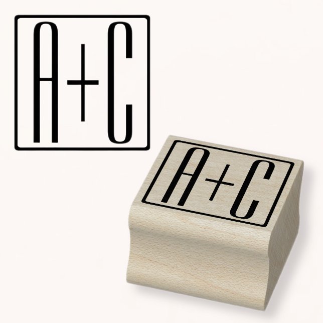 Schwarz und Weiß | Paarinitiativen Gummistempel (Von Creator hochgeladen)