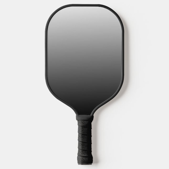 Schwarz und Weiß Pickleball Schläger (Vorderseite)