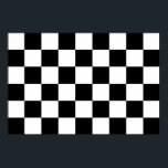 Schwarz und Weiß Poster<br><div class="desc">Sie können die Größe ändern, ein anderes Qualitätspapier auswählen und/oder einen Rahmen zum Druck in der Sidebar hinzufügen. Wenn Sie einen Rahmen auswählen, haben Sie auch die Möglichkeit, bis zu zwei Matten Ihrer Wahl hinzuzufügen. Cooles schwarz-weiß kariertes Muster besteht aus Reihen abwechselnd weißer und schwarzer Quadrate. Fühlen Sie sich frei,...</div>