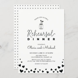 Schwarz und Weiß | Probe im Herzen Einladung