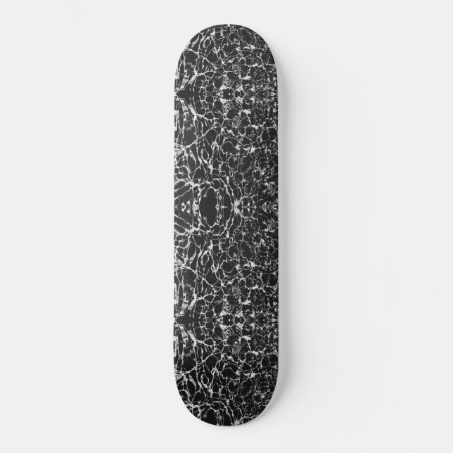 SCHWARZ UND WEISS SKATEBOARD (Vorderseite)