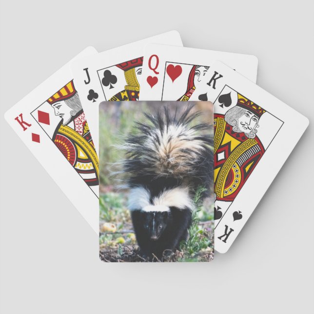 Schwarz und Weiß Spielkarten (Rückseite)