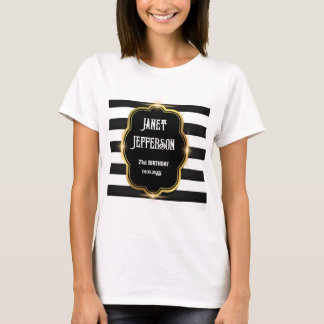 Schwarz und Weiß T-Shirt