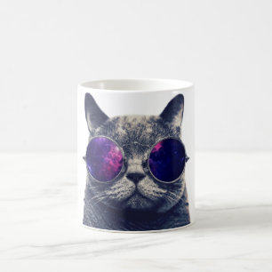 Schwarz/Weiß 11-Unze-verwandelnde Tasse